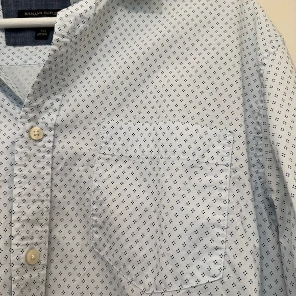 Mens Banan Republic Slim Fit Dress Shirt XL - Picture 2 of 4